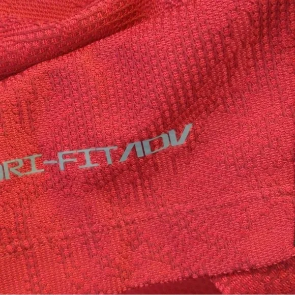 Nike Dri-FIT ADV Tiger Woods Golf Polo - Size 2XL - DH0711 687 - Red / Black NEW - Picture 6 of 7